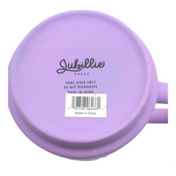 Teacher Fuel Lavender Ceramic Coffee Mug With Humorous Saying - Picture 5 of 7